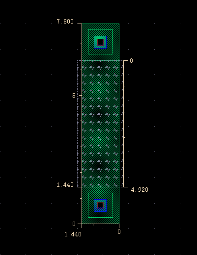 nmos transistor typical length